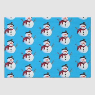 Snowman Seidenpapier