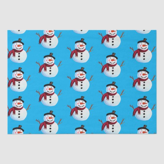 Snowman Seidenpapier (Vorderseite)