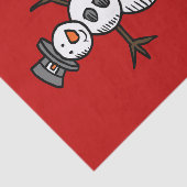 Snowman Seidenpapier (Ausschnitt)