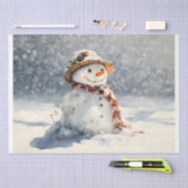 Snowman Seidenpapier (Handwerk)