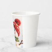 Snowman Selfie Holiday Paper Cup Pappbecher (Links)