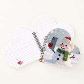 Snowman Selfie Spiral Notebook Notizblock (Innenseite)