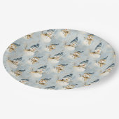 Snowman Serenade Pappteller (Schrägansicht)