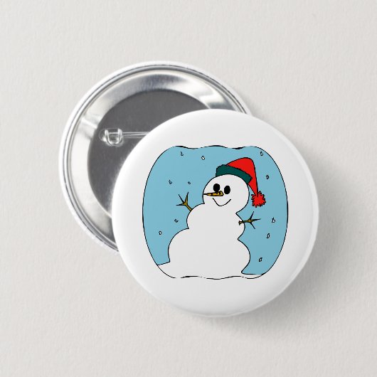 Snowman Shape Button (Vorne & Hinten)