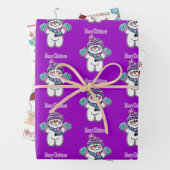 Snowman Sheets Wrapping Paper Peg Geschenkpapier Set (Beispiel)