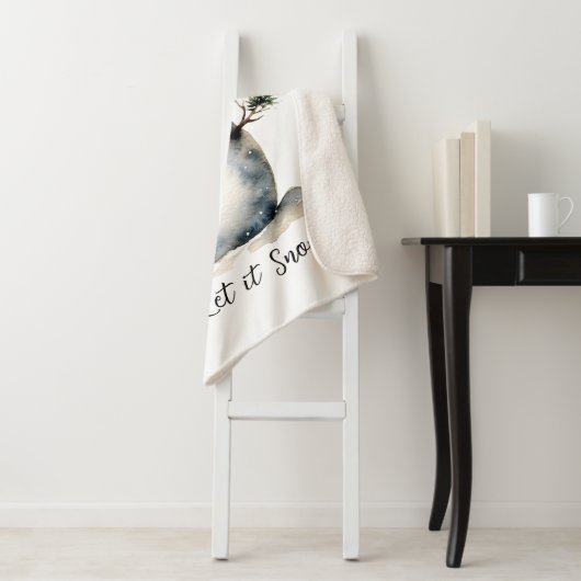 Snowman Sherpa Blanket Sherpadecke (Beispiel)