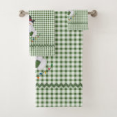 Snowman sitzend badhandtuch set (Insitu)