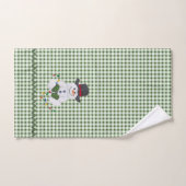 Snowman sitzend badhandtuch set (Handtuch)