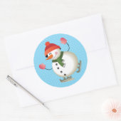 Snowman Skate Glossy Stickers 3 inch (Blatt 6) (Umschlag)