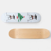 Snowman Skateboard (Horizontal)
