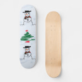 Snowman Skateboard (Vorderseite)