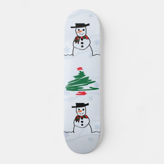 Snowman Skateboard (Vorderseite)