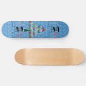 Snowman Skateboard (Horizontal)