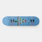 Snowman Skateboard (Horizontal)