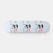 Snowman Skateboard (Horizontal)