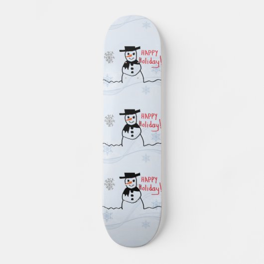 Snowman Skateboard (Vorderseite)