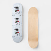 Snowman Skateboard (Vorderseite)