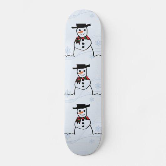 Snowman Skateboard (Vorderseite)
