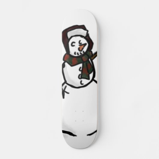 Snowman Skateboard (Vorderseite)