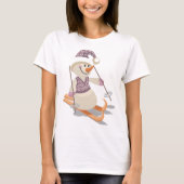 Snowman Skiing T-Shirt (Vorderseite)