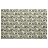 Snowman Sleigh Snow Woods Stoff (Fat Quarter (45,7 x 55,9 cm))