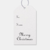 Snowman Snow Globe Geschenkanhänger (Rückseite)