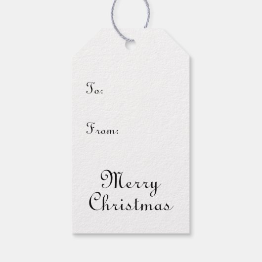 Snowman Snow Globe Geschenkanhänger (Rückseite)