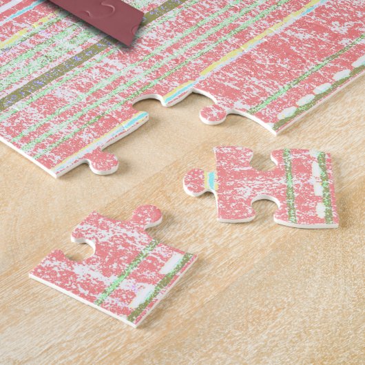 Snowman Snow Globe Retro Puzzle Art (Seite)