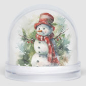 Snowman Snow Globe Schneekugeln (Vorderseite)