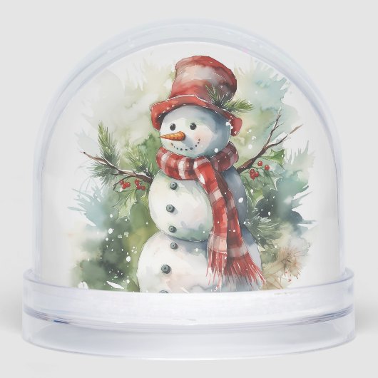 Snowman Snow Globe Schneekugeln (Vorderseite)