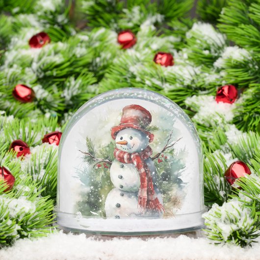Snowman Snow Globe Schneekugeln (Weihnachten)