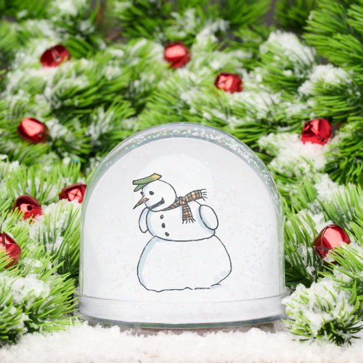 Snowman snow globe schneekugeln (Weihnachten)