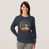 Snowman Snow Globe T-Shirt (Vorne ganz)