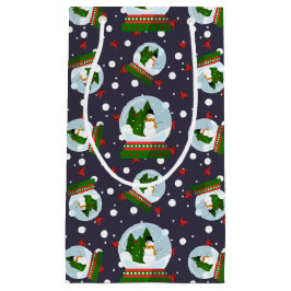 Snowman Snow Globes Kleine Geschenktüte