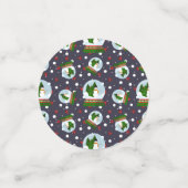 Snowman Snow Globes Konfetti (Klein Vorderseite)