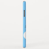 Snowman Snowflake Festivals Winter Custom Monogram Case-Mate iPhone Hülle (Hinten/Rechts)