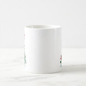 Snowman Snowflake, Merry Christmas Tree, Xmas Holi Kaffeetasse (Mittel)