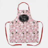 Snowman Snowflake Oma's Cookies Xmas Schürze (Vorderseite)