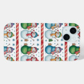 Snowman Snowflake Weihnachten iPhone / iPad Fall Case-Mate iPhone Hülle (Rückseite (Horizontal))