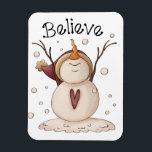 Snowman Snowflake Winterlandprimitiv Magnet<br><div class="desc">Snowman Snowflake Winterlandprimitiv</div>