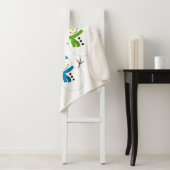 Snowman Snowflakes Winterische Wohngestaltung Nied Sherpadecke (Beispiel)