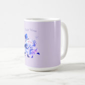 Snowman & Snowgirl Dance - Winter Holidays Vintage Kaffeetasse (VorderseiteRechts)