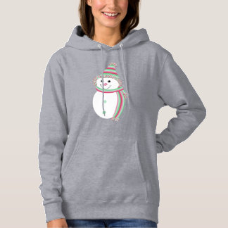 Snowman Snowperson Flag Hoodie