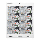 Snowman Snowstorm, The Smiths123 Ahorn Rd.Anywh... (Vorne)