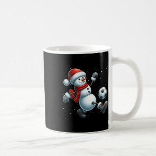 Snowman Soccer Christmas Snow Boys Girls Kinder We Kaffeetasse