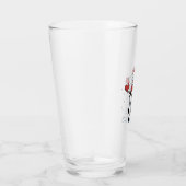 Snowman Soccer Weihnachten Weihnachtsmann Baseball Glas (Rechts)