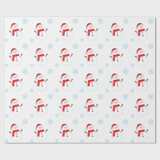 SNOWMAN sock for warm decor Christmas Geschenkpapier (Flach)