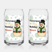 Snowman Soda Glass Dosenglas (Vorderseite)