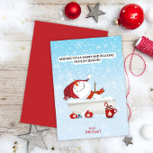 Snowman Sofortweihnachtskarte Einladung