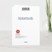 Snowman Son Christmas Karte (Rückseite)